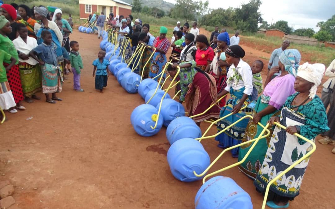 MAT Distributes Water Wheels in Mangochi