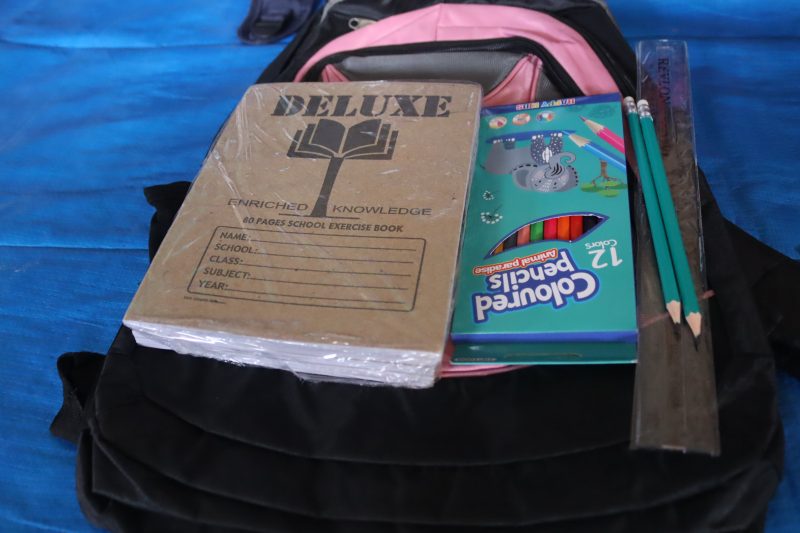 School materials distribution ceremony